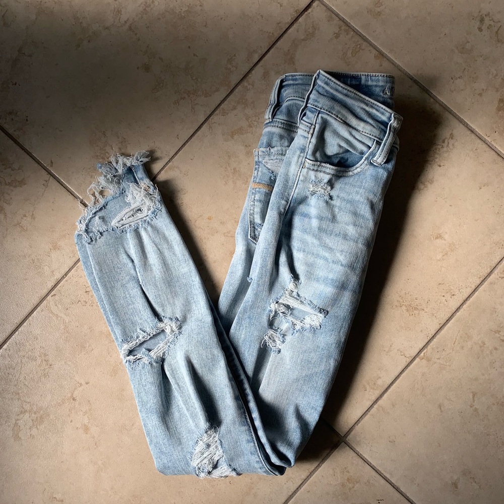AE high rise jegging crop